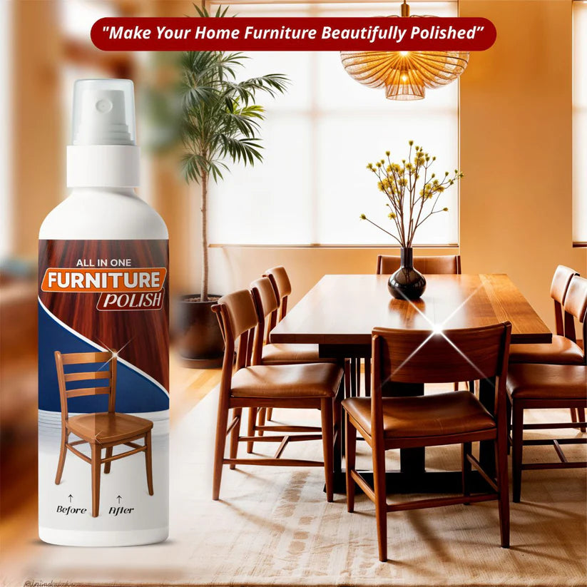 Natural Beeswax Spray Furniture Polish and Cleaner Spray (Pack of 3)