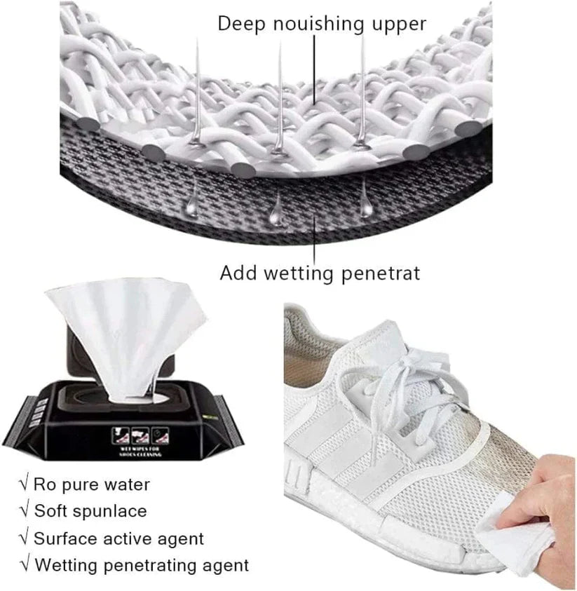 Premium Sneaker & Shoes Cleaning Wipes