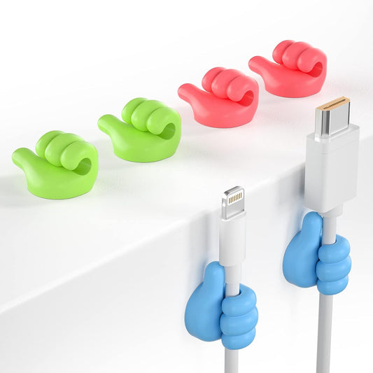Creative Thumbs Up Shape Wall Hook Holder (Pack of 10 + 2 Free)
