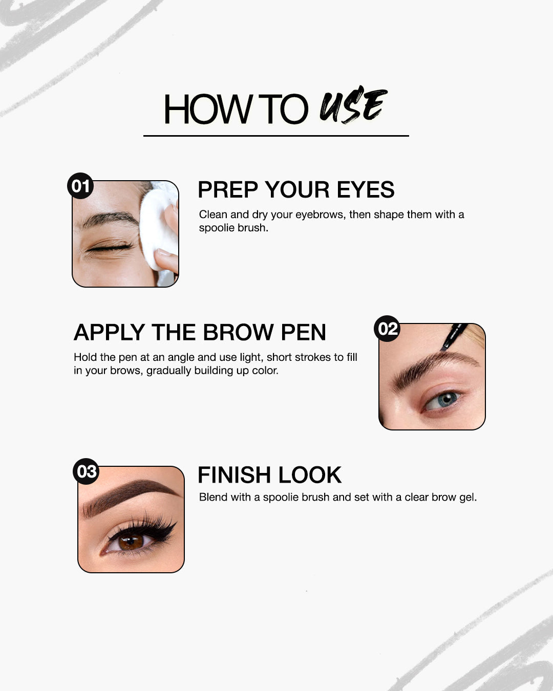 4 Point Eyebrow Pen Kit - Buy 1 Get 1 Free