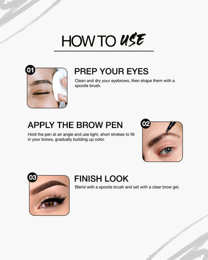 4 Point Eyebrow Pen Kit - Buy 1 Get 1 Free