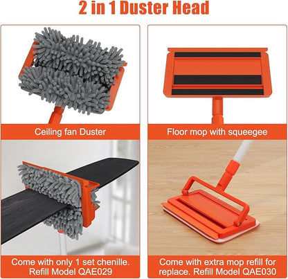 Ceiling Fan Cleaner Duster with Extendable Long Handle