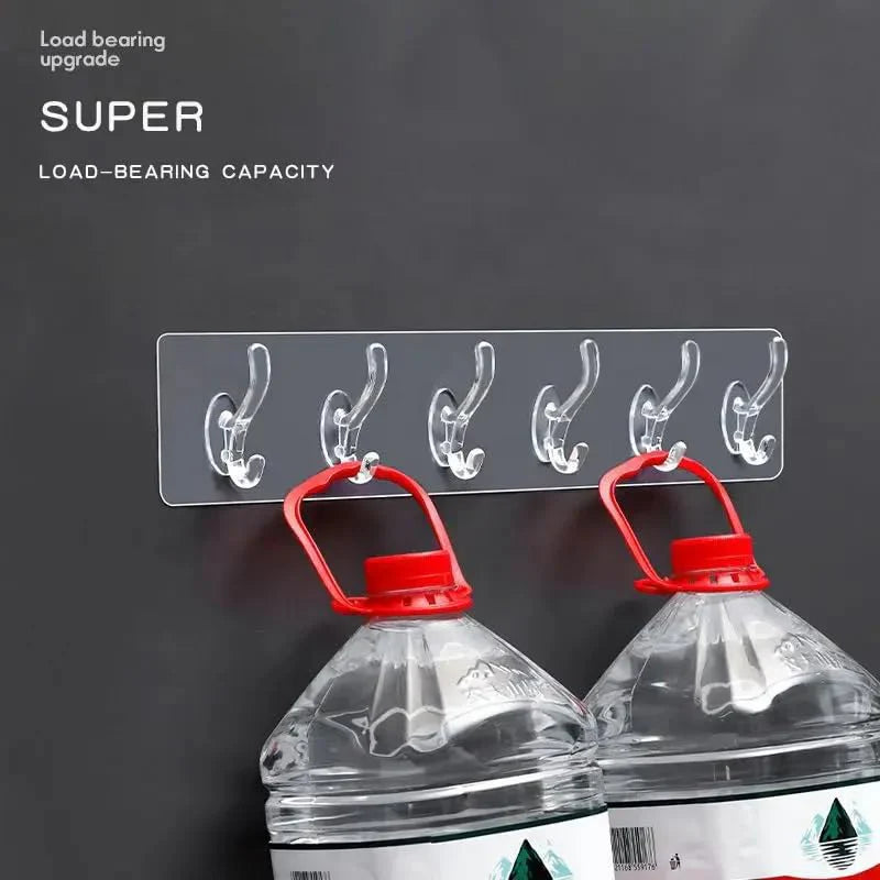 6 Hook Adhesive Strip- Heavy Duty