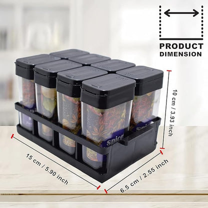 Air Tight Masala Jars(Pack of 8)
