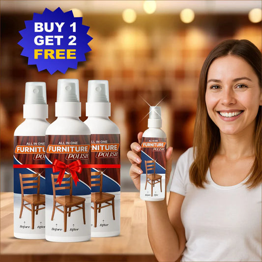 Natural Beeswax Spray Furniture Polish and Cleaner Spray (Pack of 3)