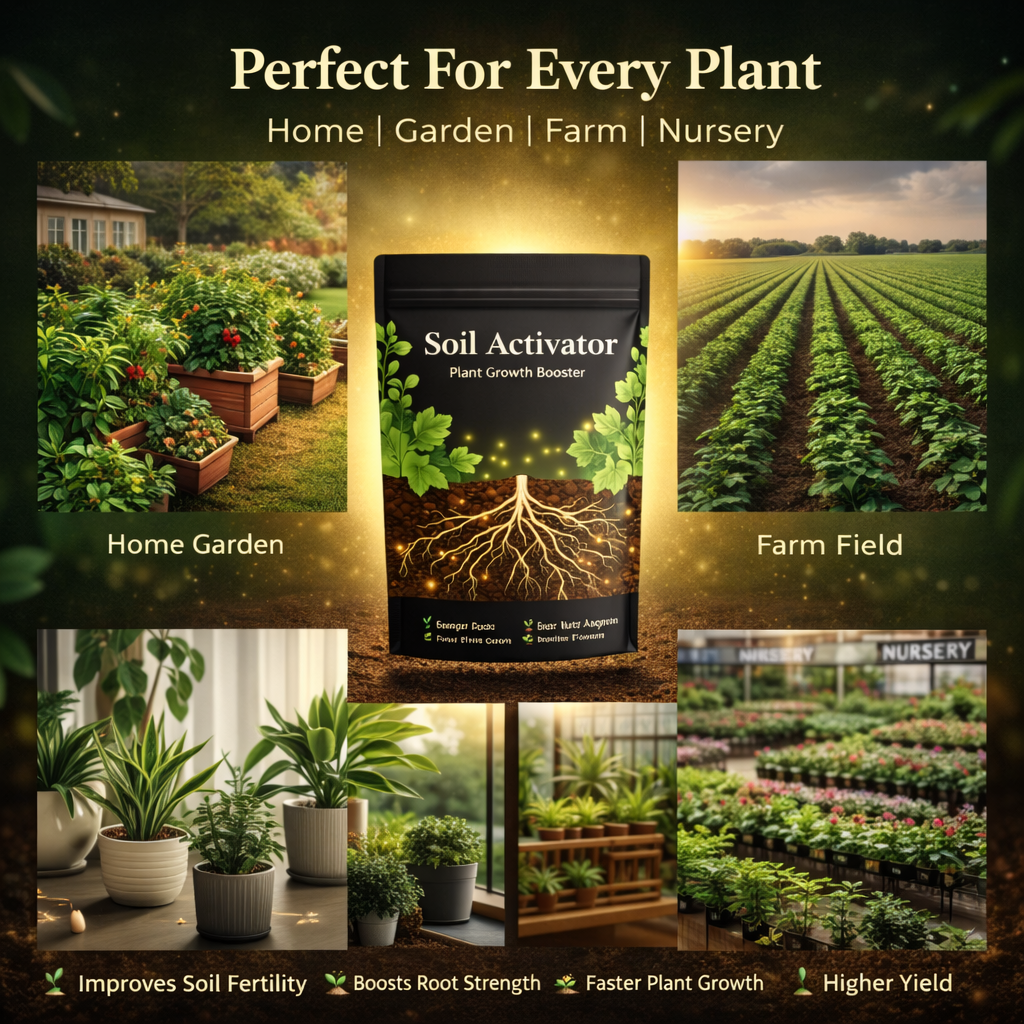 Soil Activator – Plant Growth Booster 🪴🚀 | BUY 1 GET 1 FREE