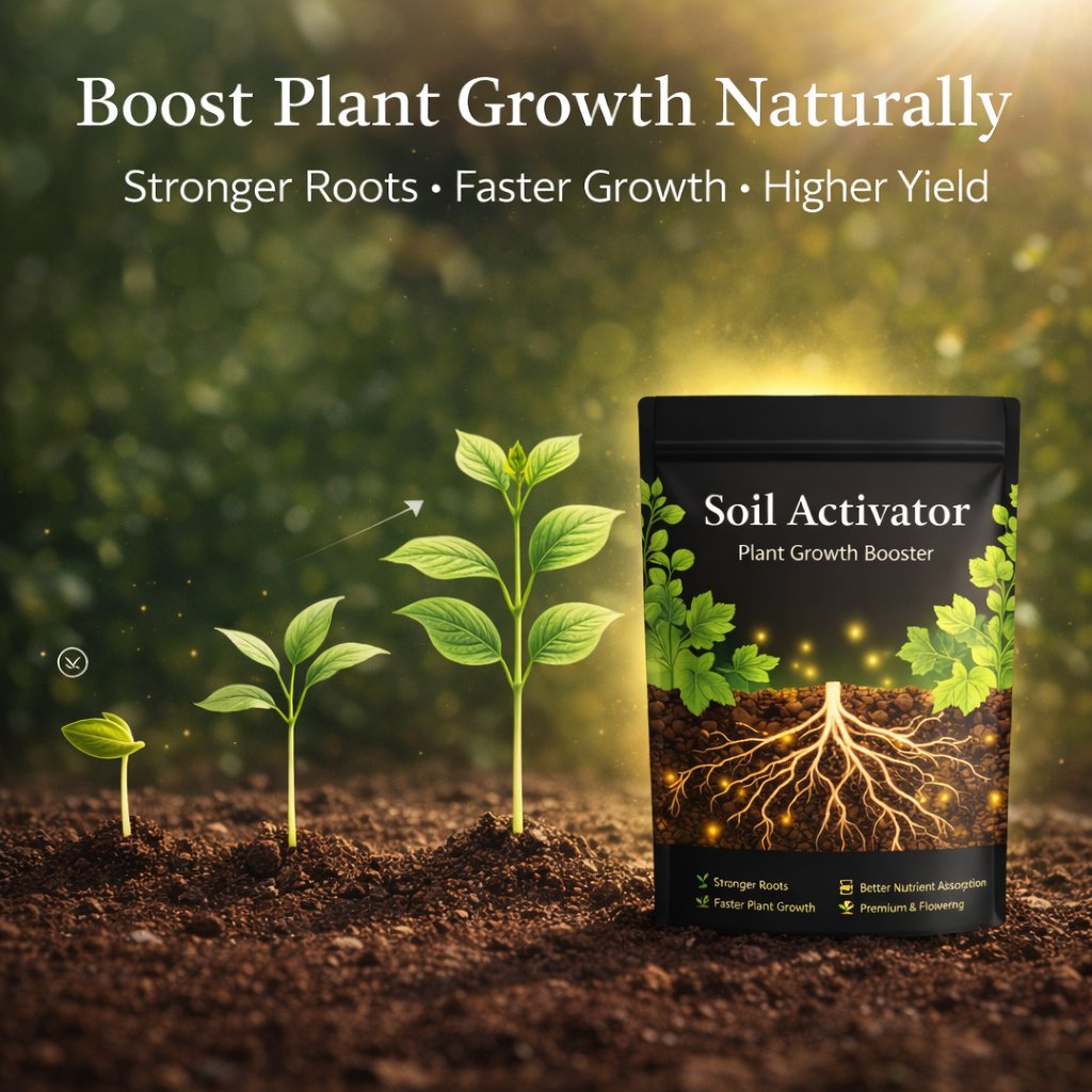 Soil Activator – Plant Growth Booster 🪴🚀 | BUY 1 GET 1 FREE
