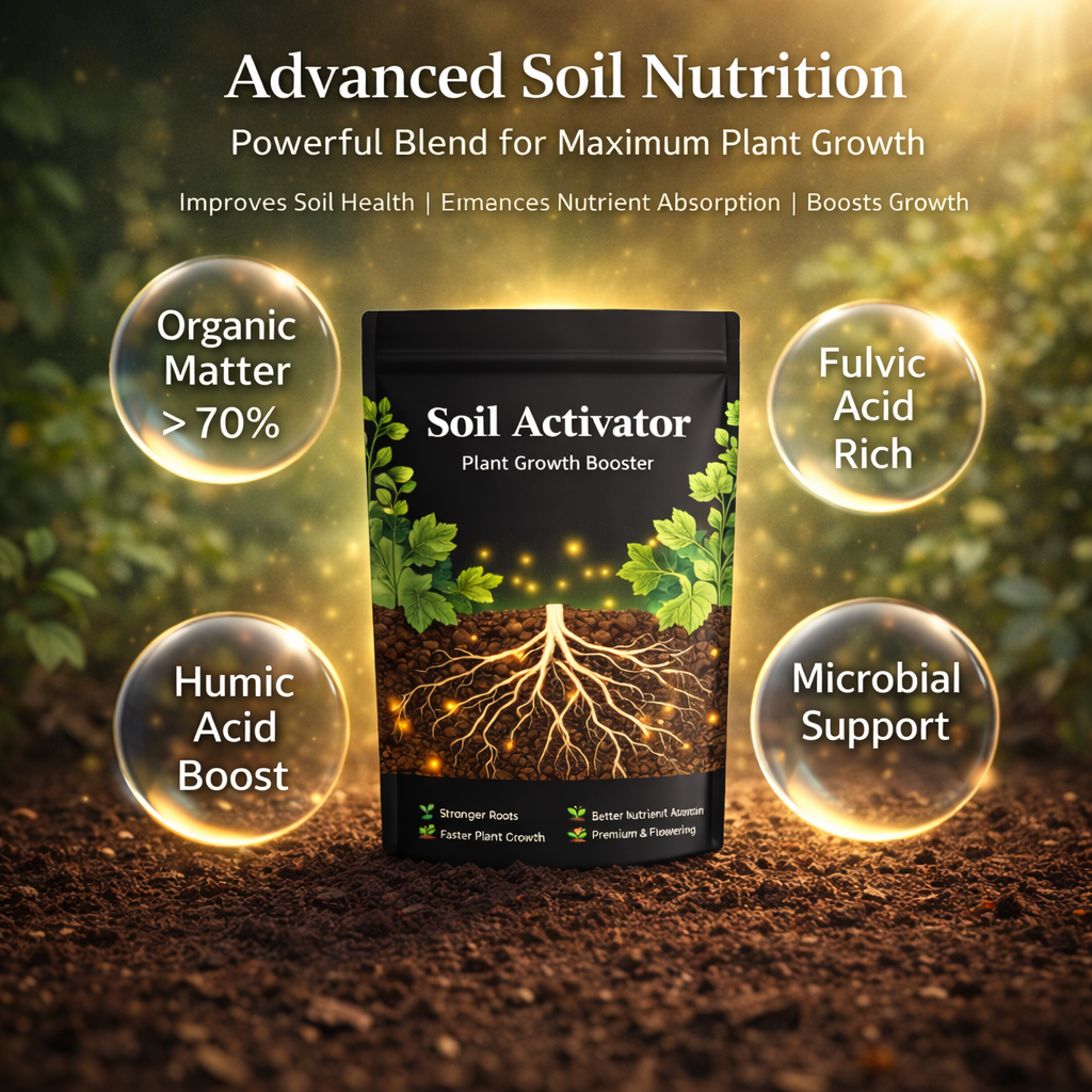 Soil Activator – Plant Growth Booster 🪴🚀 | BUY 1 GET 1 FREE