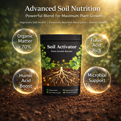 Soil Activator – Plant Growth Booster 🪴🚀 | BUY 1 GET 1 FREE