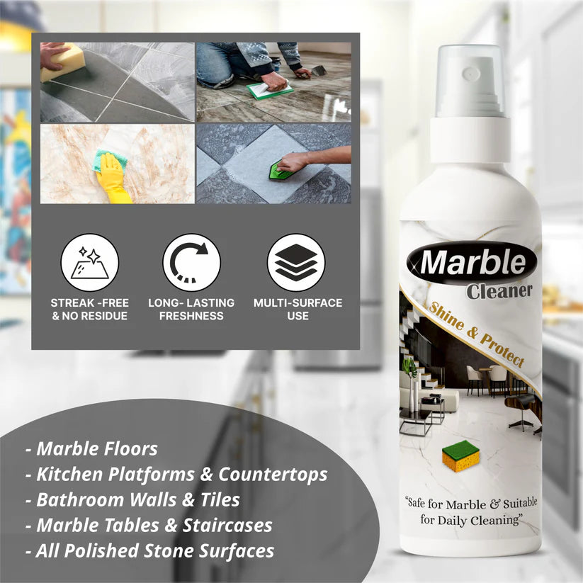 Marble Care+ Cleaner | Easy Stain Removal for Indian Homes | BUY 1 GET 1 FREE