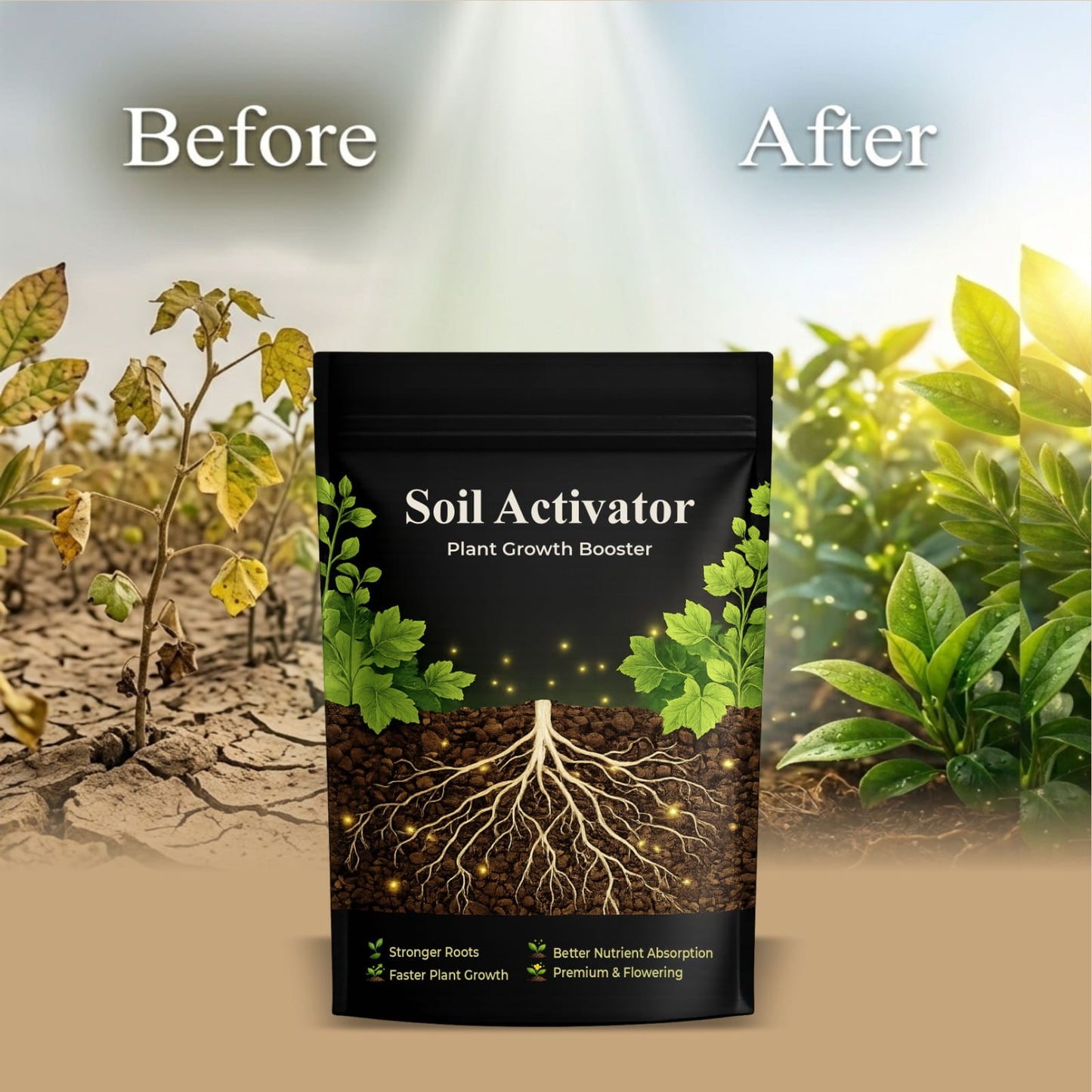 Soil Activator – Plant Growth Booster 🪴🚀 | BUY 1 GET 1 FREE
