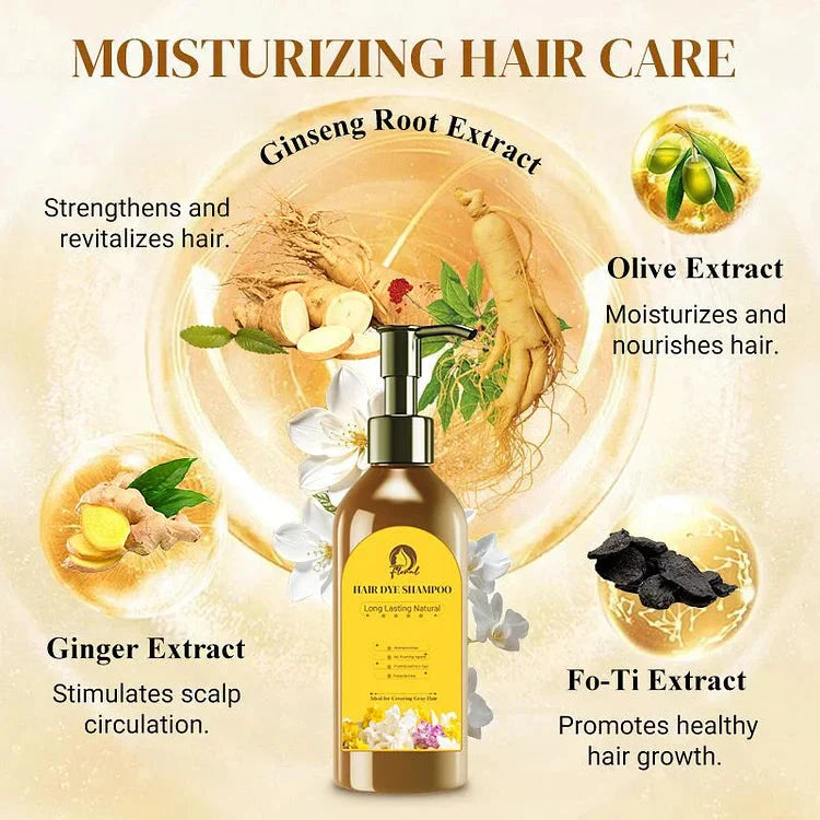 ✨Japanese Long Lasting Natural Hair Dye Shampoo 🔥Buy 1 Get 2 FREE 🔥