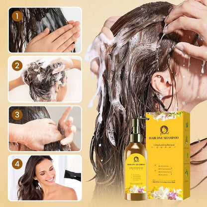 ✨Japanese Long Lasting Natural Hair Dye Shampoo 🔥Buy 1 Get 2 FREE 🔥